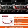 For Chevrolet Traverse RS LT 2018- Carbon Fiber Sticker Central Air Conditioning Control Panel Car Accessories Decorative