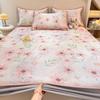 New Cute 3-Piece Ice Vine Cooling Mat Pillowcase & Bed Sheet Set with Digital Print - Spring/Summer