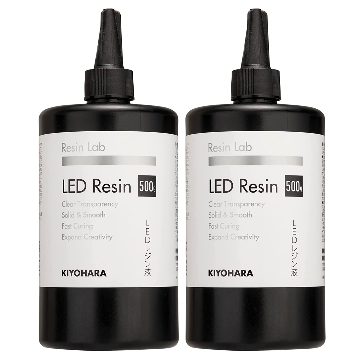 

KIYOHARA in Resin Lab LED resin liquid 500g x 2 bottles set [Made Japan] RLR500-2S