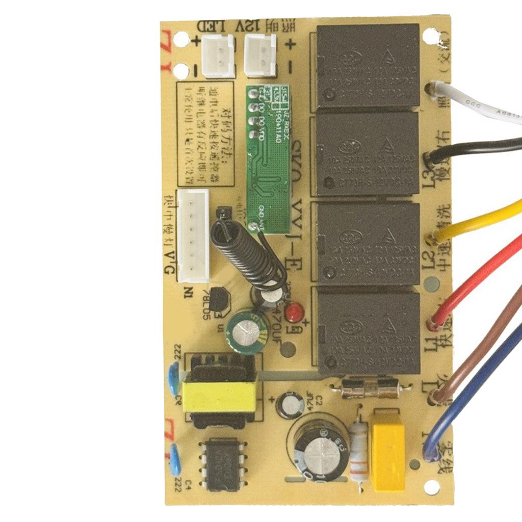 Range Hood Board Maintenance General Control Board Computer Board Circuit Board with Remote Controller Replacement