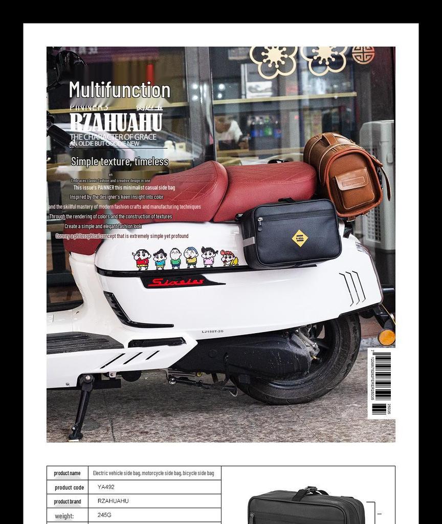 Waterproof Bicycle & Motorcycle Rear Rack Storage Pannier Bag