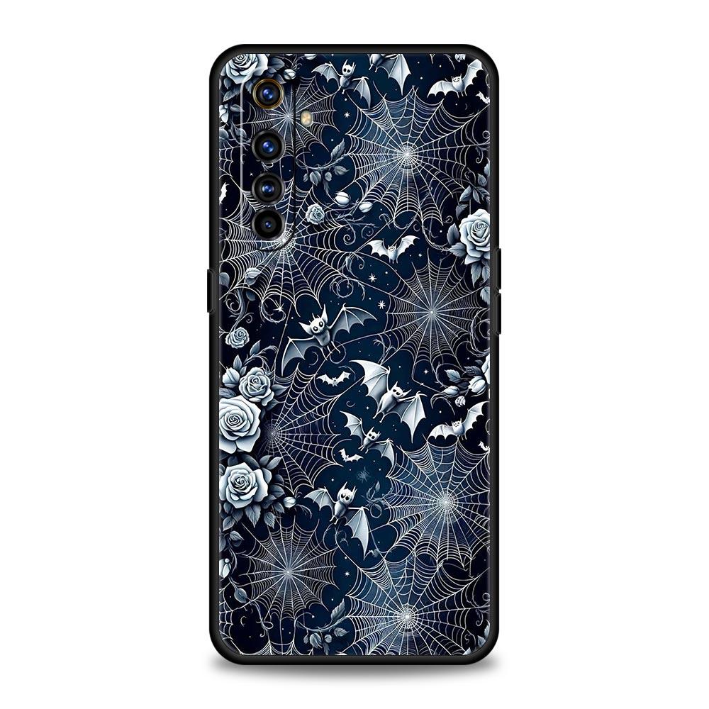 Spider Web Case For Realme C67 C63 C55 C53 C35 C25 C21 GT 2 3 5 6 10 11 12 13 Pro Plus 5G Soft TPU Phone Cover Fundas Capas Bags