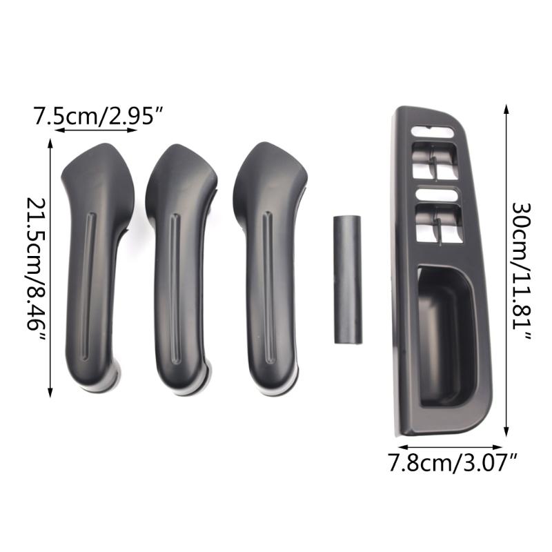 Car Interior Door Handle Cover Trim Bezel 3B0867175 Replacements for B5 Golf MK4 (Right Side)