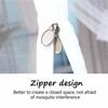 Zipper Lace Mosquito Net with Stainless Steel Bracket Romantic Queen Bed Nets  Anti Insect Mosquito Tent for Single Double Bed