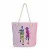 Multifunctional Gymnastics Printed Thick Rope Shoulder Beach Bag Casual Large Capacity Handbag 0244 CLE
