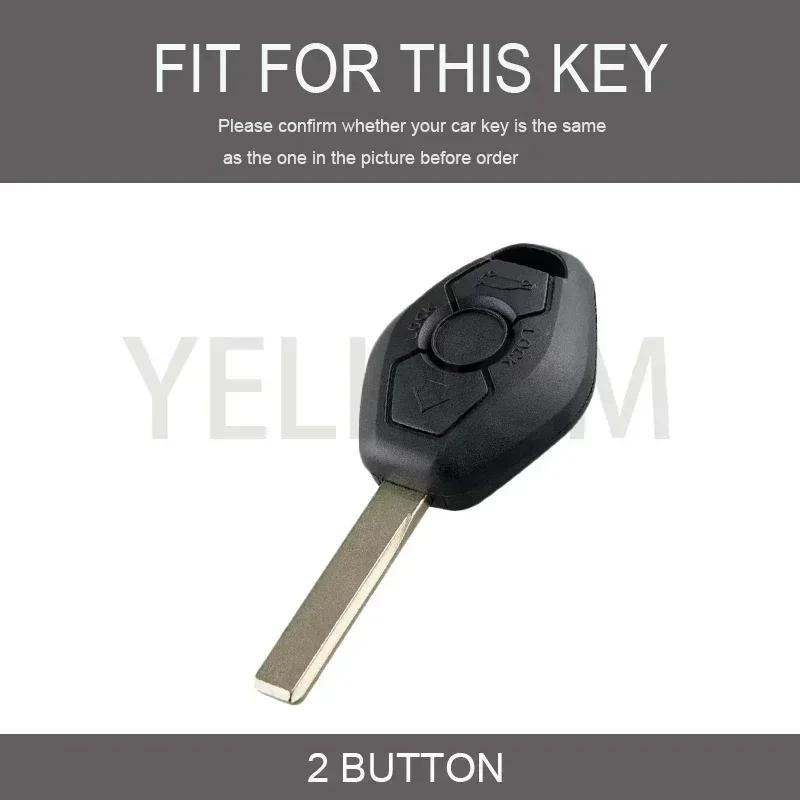 TPU Car Key Cover Case Cover for BMW X5 E53 X3 F83 E46 E39 E38 E60 E63 E61 E64 Series 3 5 7 330i Z3 Z4 E85 E86 M5 325i Shell Fob
