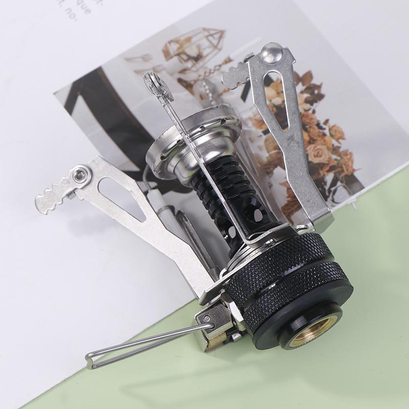 Składany Kuchenka Outdoorowa Ultralekki Stop Mini Kuchenka Gazowa Na Kemping Wędrówki Piec Gazowy Przenośna Kuchenka Outdoorowa Piknikowa