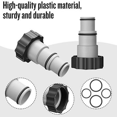 1PC  High Durability Anti-Leak Plastic Pool Drain Pump Thread Connection Adapter for