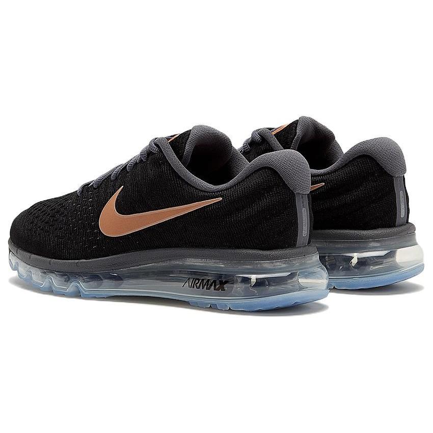 Nye Nike Air Max 2017 Svart Metallisk Rød Bronse Dame 849560-008
