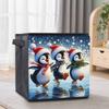 Three Lovely Penguins 5D Diamond Painting Storage Basket Full Round Drill Mosaic Diamond Embroidery Cross Stitch Kits Home Decor Home Decor
