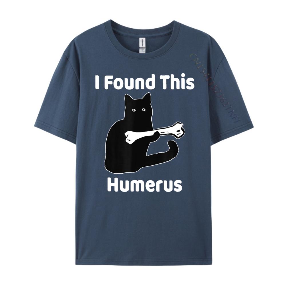 I Found This Humerus White Graphic Tee Funny Shirt England Style