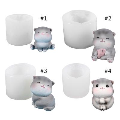 Baking Candle Mould Cute Castings Molds DIY 3D Silicones Mould Candle Silicones Handicrafts Moulds Candle Making Molds