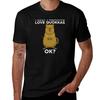 Funny Marsupial Animal Lover Love Quokkas Print Tshirt Quick Dry Sports Short Sleeve Tee