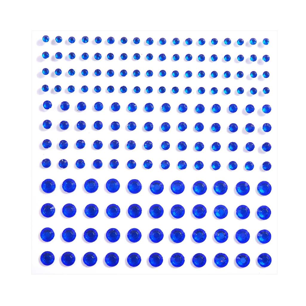 Color Acrylic Rhinestones Sticker for Eyes DIY Party Face Forehead Eyse Makeup Crystal Self-adhesive Tattoo Sticker Nail Sticker