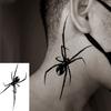 1 Sheet Spider Medusa Tiger Temporary Tattoos For Adult Hands Neck, Halloween Temp Fake Tattoo Sticker Realistic Tatoo Last Long