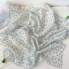 60x60cm Square Scarf Fringed Floral Kerchief Tassel Muffler Hair Bandana  Travelers