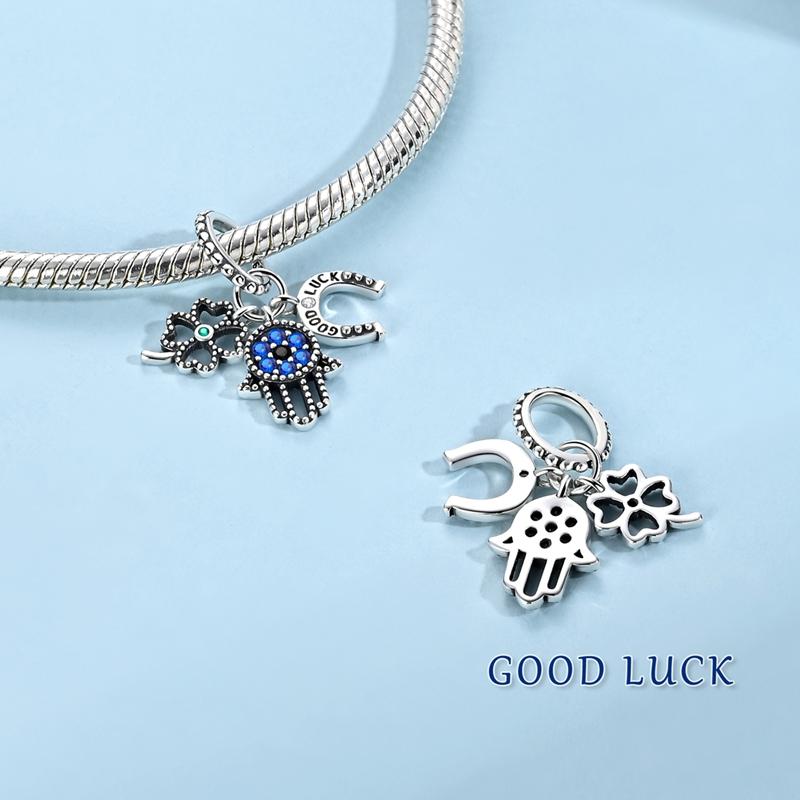 New Original Charms Beads Copper Whale Cross Butterfly Medusa Charm Fit Bracelet Bangle Pendent Woman Jewelry Gift