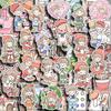 Korean Style Cute Cartoon Stickers: 80PCS Waterproof Decor for Journal, Suitcase, Thermos Cup, Guitar