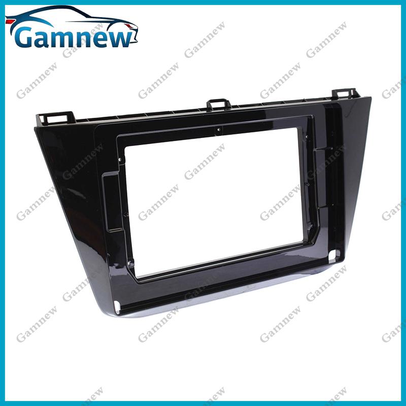 10 Inch Car Frame Fascia Adapter Canbus Box Decoder Android Radio Dash Fitting Panel Kit For Volkswagen Tiguan 2017-2021