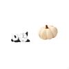 Modern Pumpkin Panda Wall Clock Pillow Decor for Living Room And Bedroom Cute Sturdy Sofa Cushion