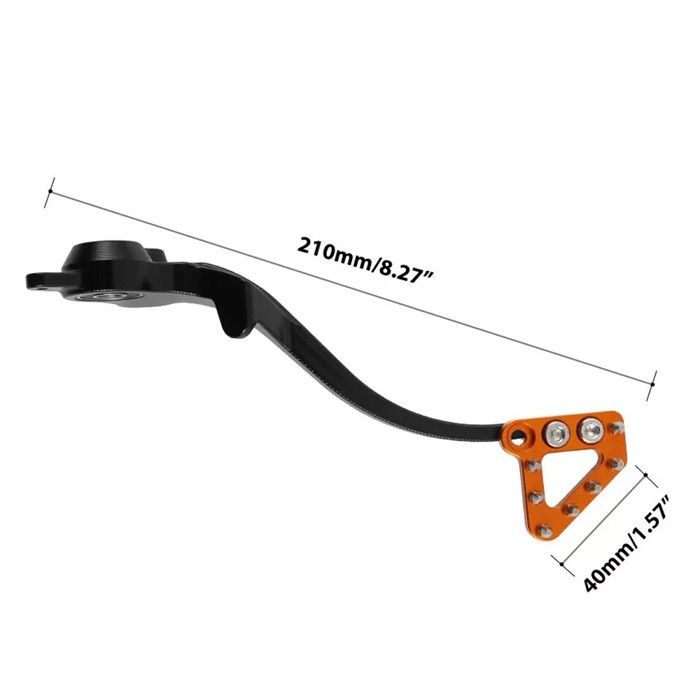 Levier de frein à pied / levier de frein pour KTM 690 Enduro / R 11-17 noir / orange