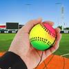 Rainbows Stretchy Hand Exercise Ball Multicolored Elastic Ball Portables Gym Ball for Gym Workouts and Stress Management