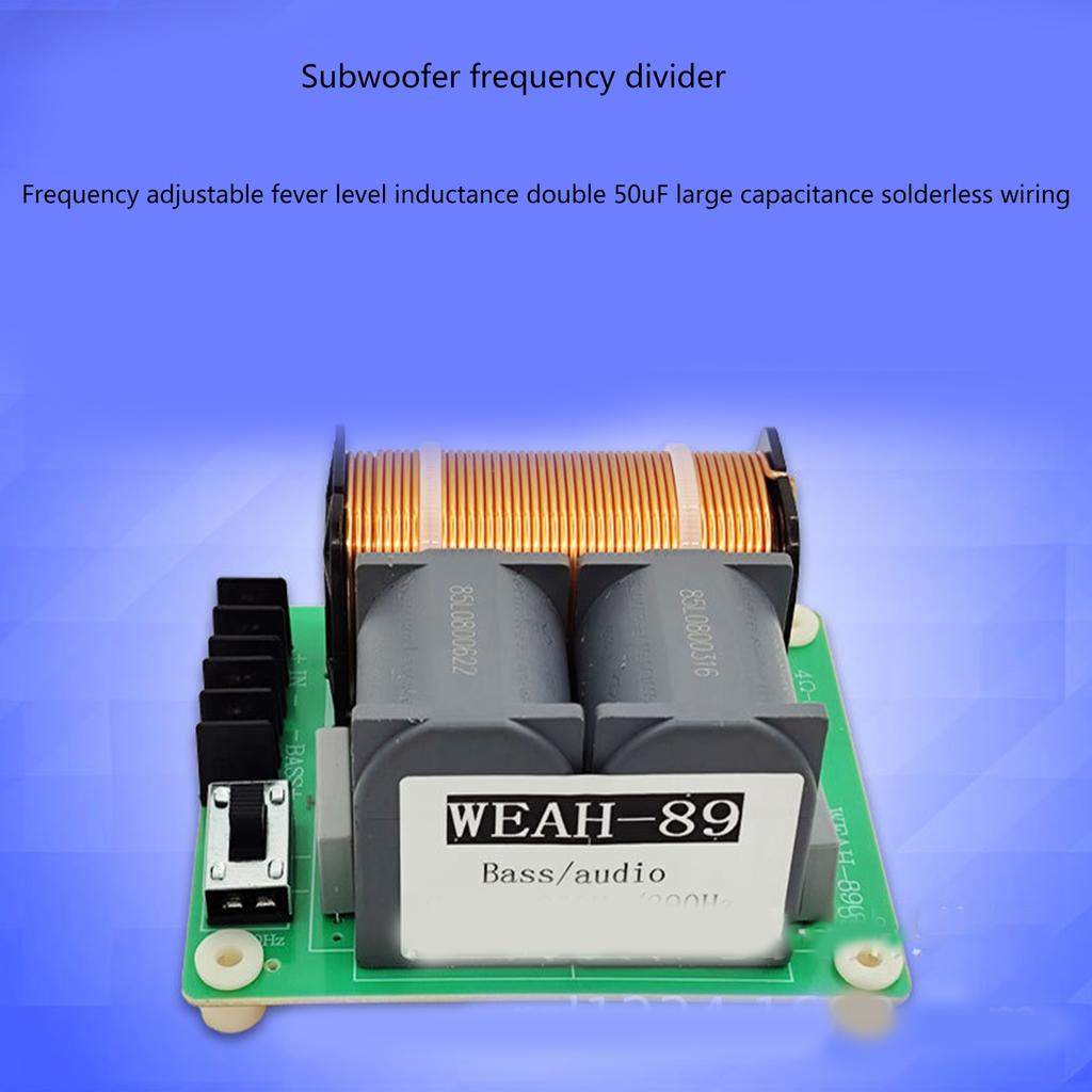 1500W Pure Bass Subwoofer Crossover Frequency Distributor Divider Speaker Audio Crossover Filter