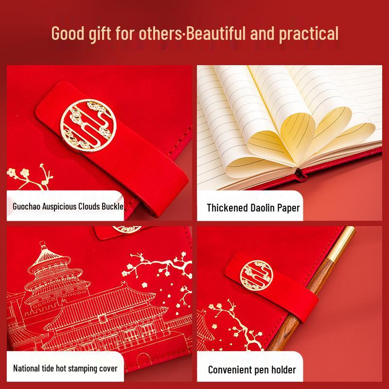 Guochao A5 Business Notebook Gift Set – Customizable Souvenir Diary