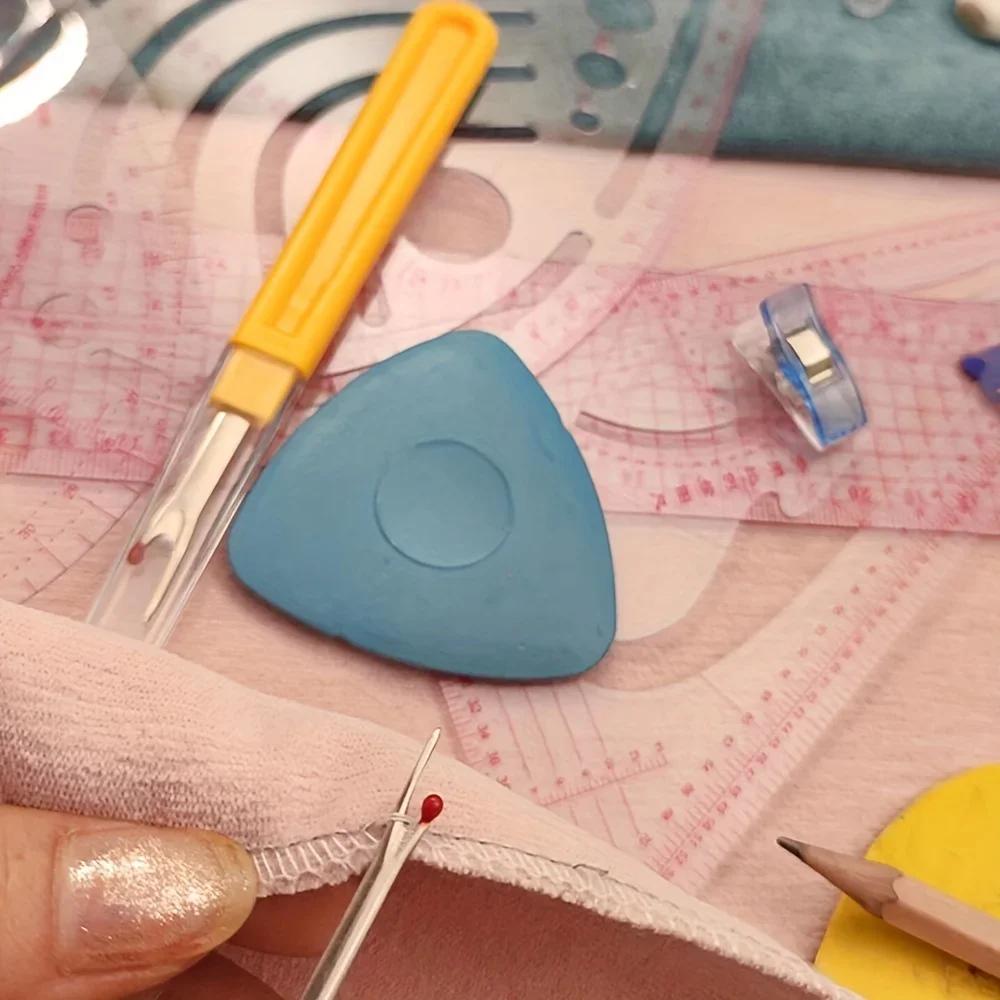 1pc Multi-Functional Ruler Put Yardstick Sewing Clothing Ruler Patchwork Sewing Ruler Seam Gauge Tailor Pattern Making