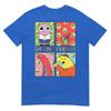 Smiling Friends Pop Art Character Grid Funny Cartoon Tshirt