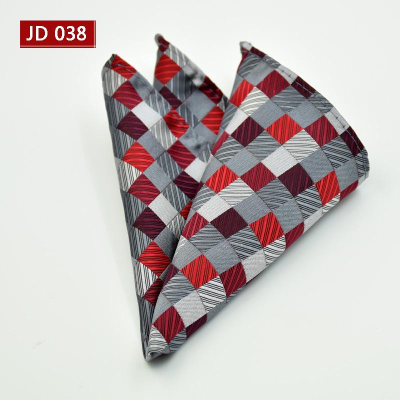 Men's Jacquard Tuxedo Pocket Square Scarf, Foldable, 25cm, New 2025