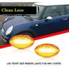 GTINTHEBOX Clear Lens Amber Led Fender Side Marker Light Turn Signal Lamp for Mini Cooper R50 R52 R53