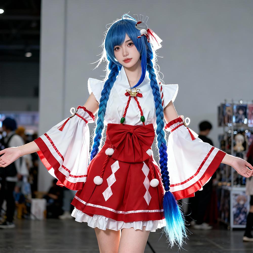Conjunto de Disfraz Cosplay de Honor Of Kings con Tejido de Poliéster para Fans de Convenciones de Anime
