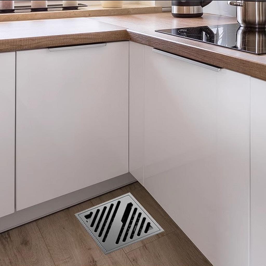 Portable Sturdy Stainless Steel Prevents Odor Shower Drain Set Corrosion Resistant and Easy to Cleaning Bathroom Use