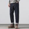 Spring and Autumn Dark Jeans Men's Loose Straight American Casual Retro Trousers Pants