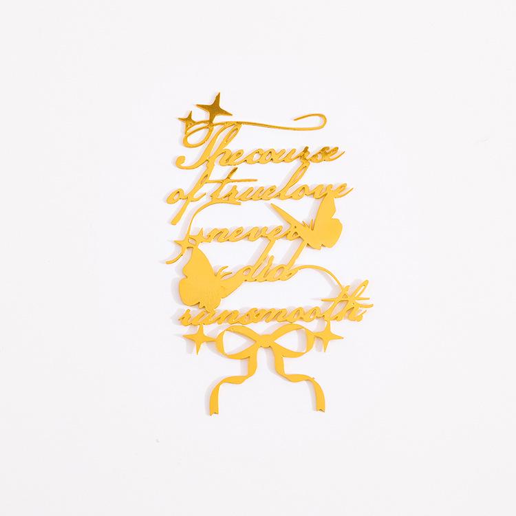 Mò Mò Retro Brass Hollow-Out Bookmark: Great Writers Series with Creative English Sentences