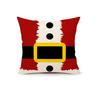 Christmas Pillowcases: Reindeer & Santa Designs - Ho Ho Ho! Sofa bed cushion cover,New Year home decoration