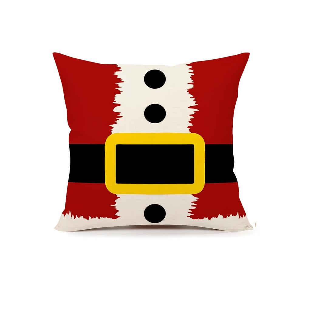 Christmas Pillowcases: Reindeer & Santa Designs - Ho Ho Ho! Sofa bed cushion cover,New Year home decoration