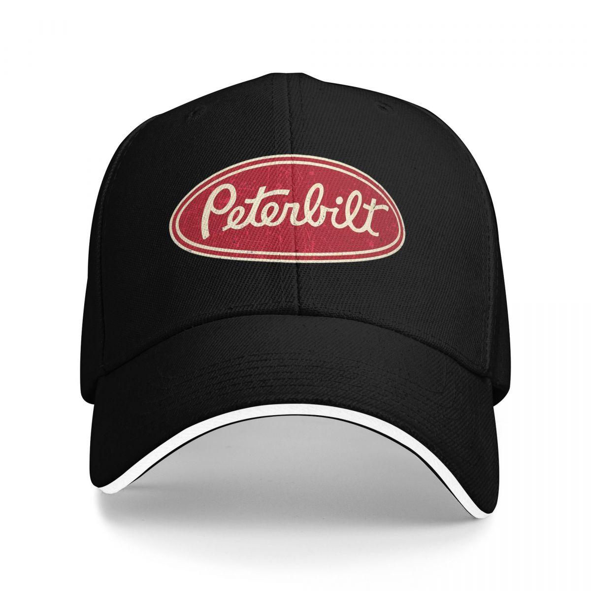 Peterbilt Truck Racing Logo Baseball Caps Snapback Baseball Hats Breathable Casual Casquette Outdoor for Men And Women One Size