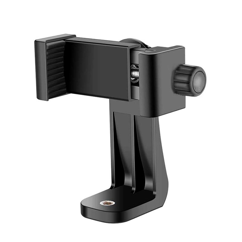 Universal Smartphone Cell Phone Mount Holder Adapter for Tripods or Stands With Standard 1/4 Inch Mount Screw Can 360 Rotates