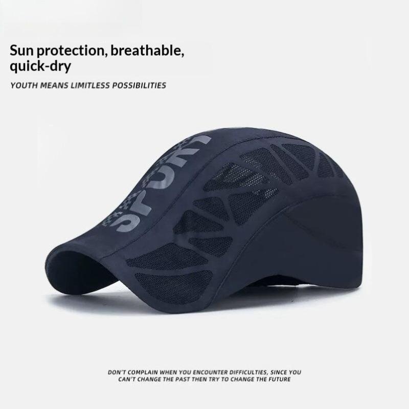1pc Summer Hat Men Casual Baseball Cap Fast Drying Breathable Forward Cap Women Summer Outdoor Shade Outdoor Sunscreen Caps