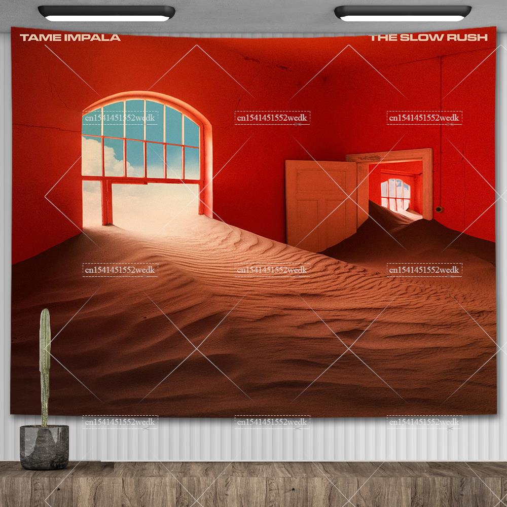 Tame Impala Currents Music Album Posters Wall Hanging Rock Band Poster Meme Tapestries For Bedroom Home Decor Aesthetic Flags