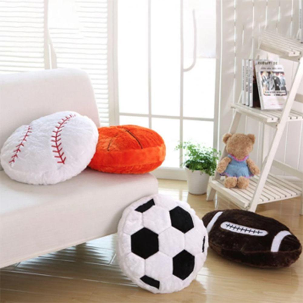 Living Room Accompany Toy Sofa Cushion Simulation Ball Pillow Stuffed Toys Basketball Plush Toys