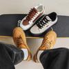 Men's Sneakers Comfortable Anti Slip Canvas Shoes New Korean Sports Shoes Fashion Lace Up Skateboarding Shoes