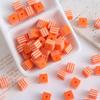 Colorful Square Resin Striped Beads for DIY Necklaces, Bracelets, and Jewelry Accessories