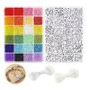 Assorted Beads For Crafts Beads for Bracelets Colored Small Glass Beads for Bracelets Jewelry Making Crafts