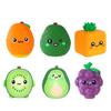 Squeaky Fruit Dog Toy Latex Dog Chew Toy Cute Fruit Shape Puppy Teething Toy for Small Medium Dogs Teeth Cleaning