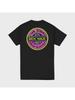 SEX WAX - T-shirt da uomo fluo - Nera - Maglietta casual a maniche corte, per tutte le stagioni, Fam