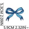 2025 New Patches 10 Pcs Blue Seashell Crab Embroidered Patches Iron On Clothing Hat Bag Shoe Repair Phone Gift Box Decor DIY