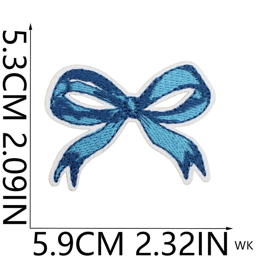 2025 New Patches 10 Pcs Blue Seashell Crab Embroidered Patches Iron On Clothing Hat Bag Shoe Repair Phone Gift Box Decor DIY